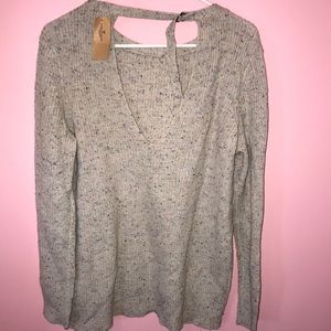 NWT cut out back sweater from AE